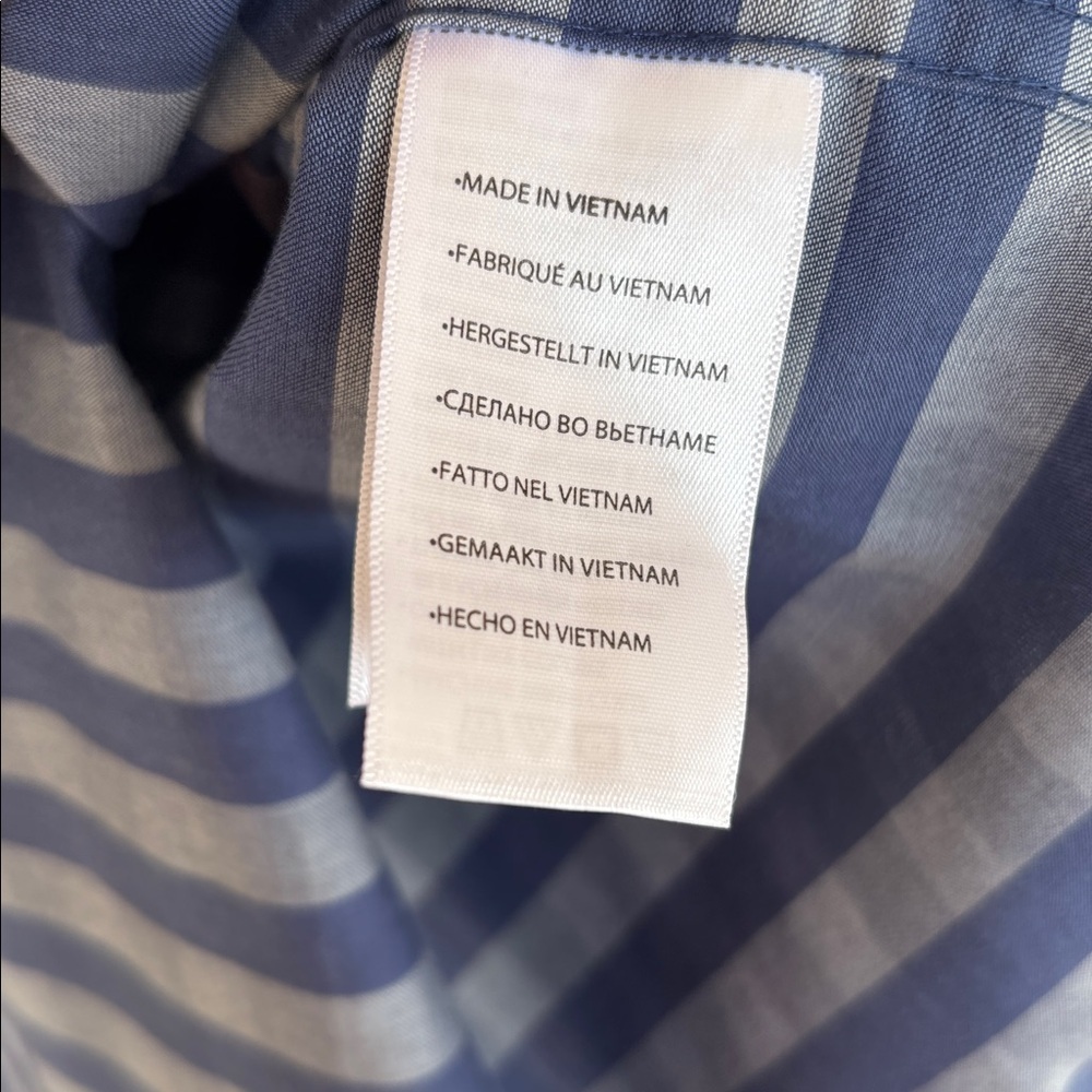 Oak Hill Blue Gray Plaid Plus Size Wrinkle Free Button Down Plaid Shirt - Picture 4 of 8